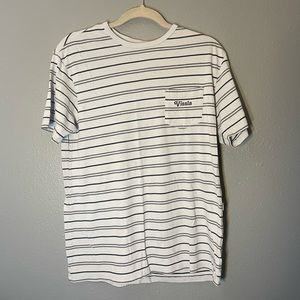 Vissla T-shirt - Colors: Baby Blue, Black, and Grey - Size: Small 🔥🔥